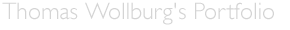 Thomas Wollburg's Portfoliio
